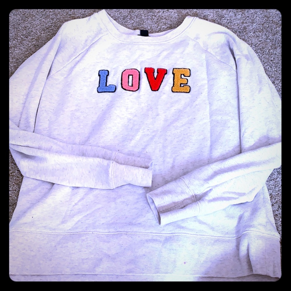 Crew neck, long sleeve